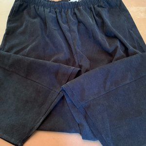 Black corduroy pants